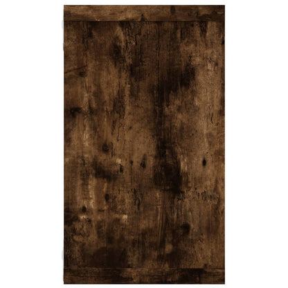 Mensole Muro Cubo 4 Rovere Fumo 80x15x26,5cm Legno Multistrato | homemem39