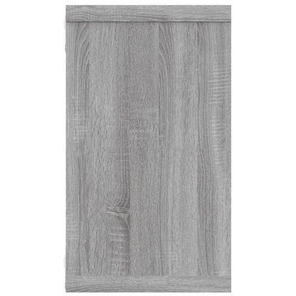 Mensole Cubo Muro 4 Grigio Sonoma 80x15x26,5 Legno Multistrato | homemem39