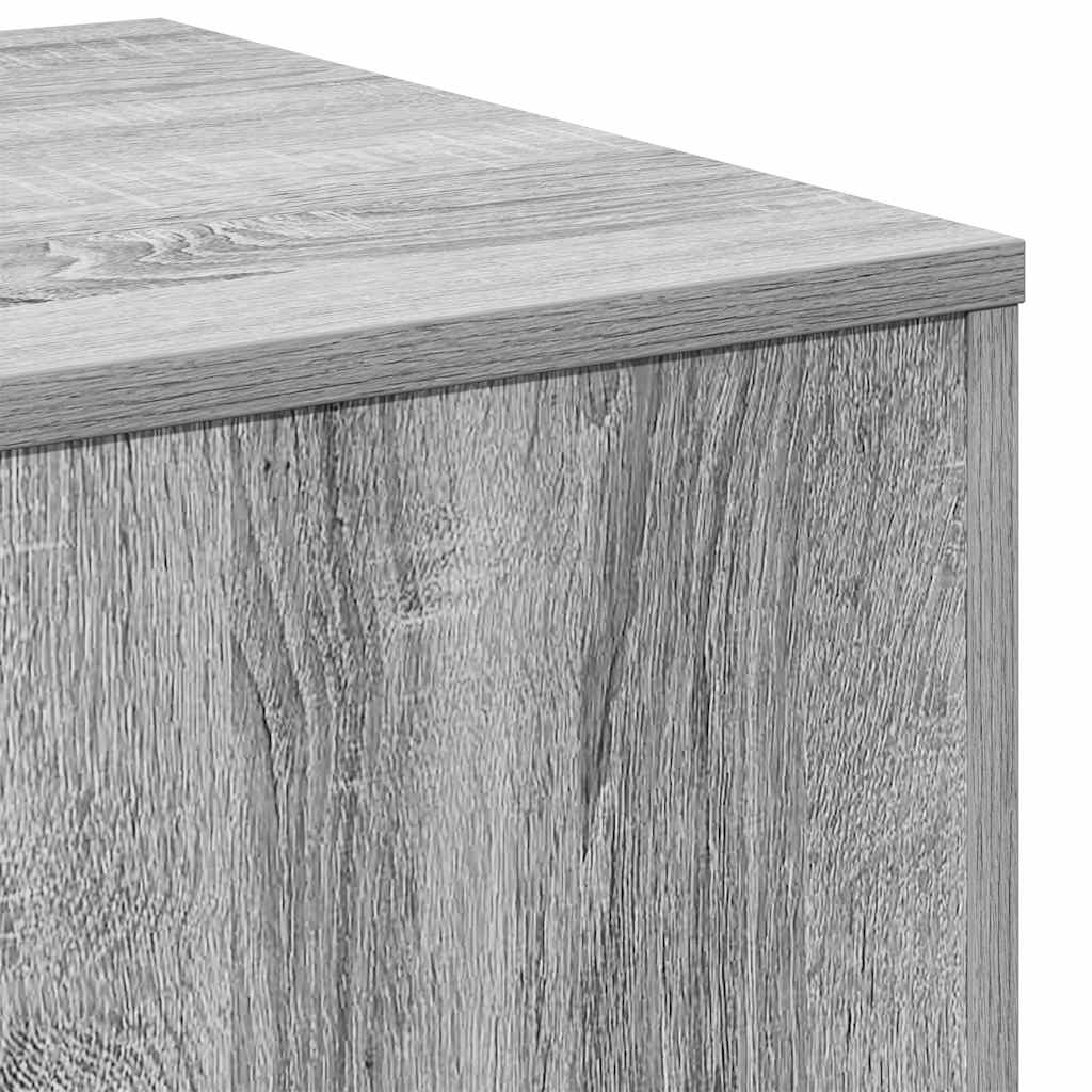 Credenze 3 pz Grigio Sonoma in Legno Multistrato | homemem39