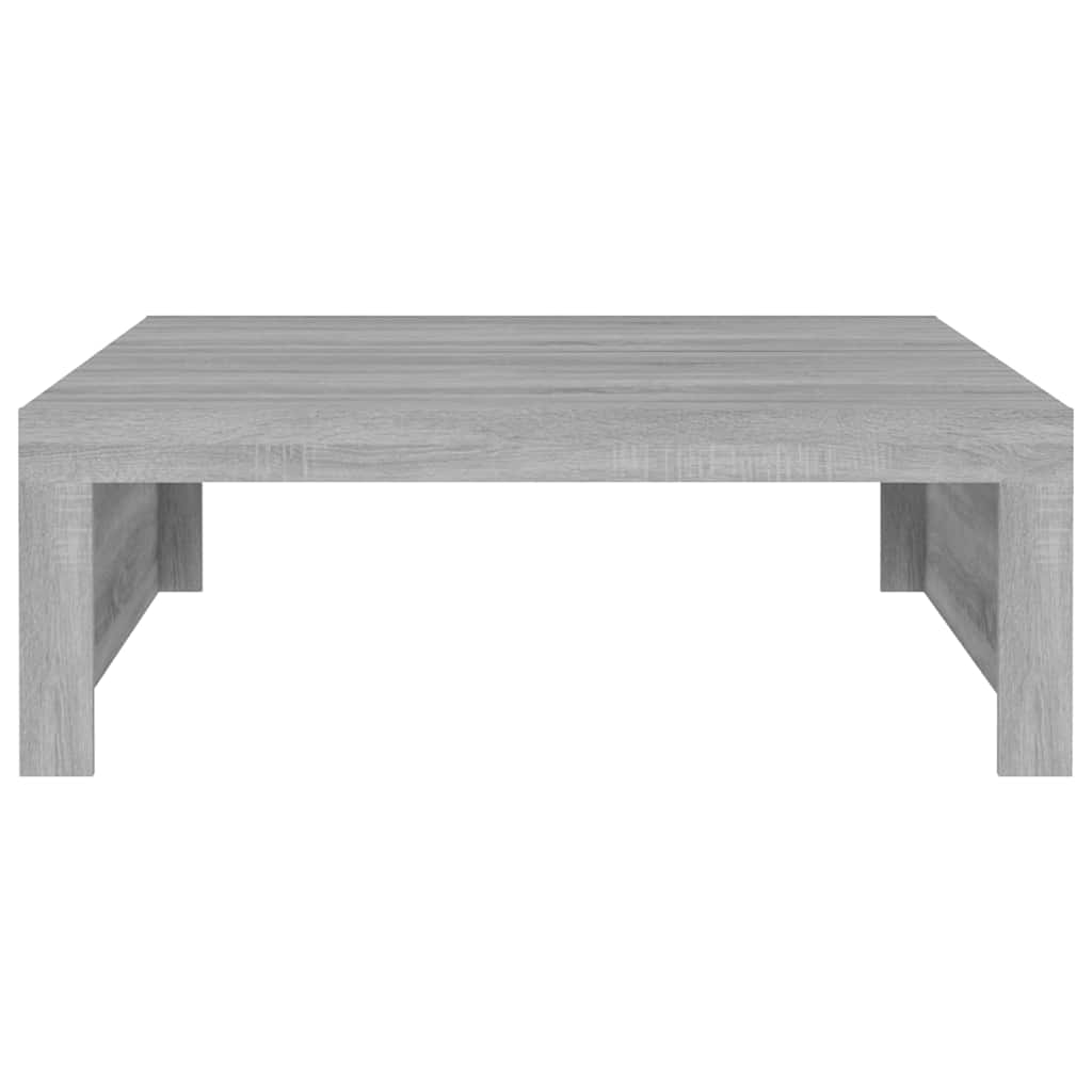Tavolino Salotto Grigio Sonoma 100x100x35 cm Legno Multistrato | homemem39