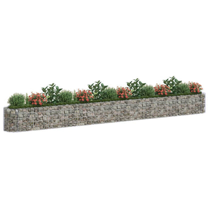 Gabbione con Letto Rialzato in Acciaio Zincato 540x50x50 cm - homemem39