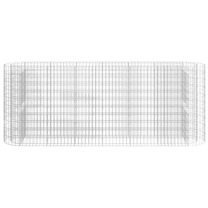 Gabbione con Letto Rialzato in Acciaio Zincato 260x50x100 cm - homemem39