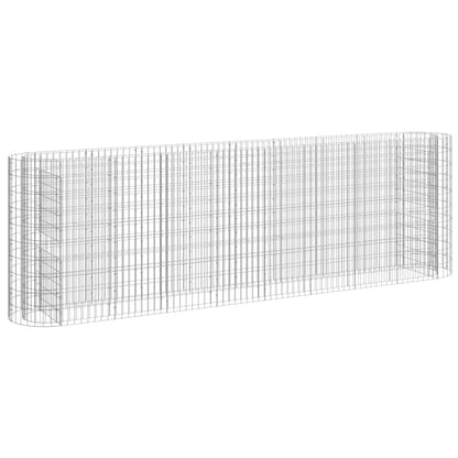 Gabbione con Letto Rialzato in Acciaio Zincato 330x50x100 cm - homemem39