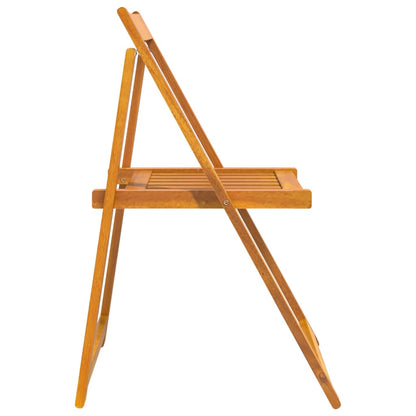 Sedie da Giardino Pieghevoli 8 pz in Legno Massello di Acacia | homemem39