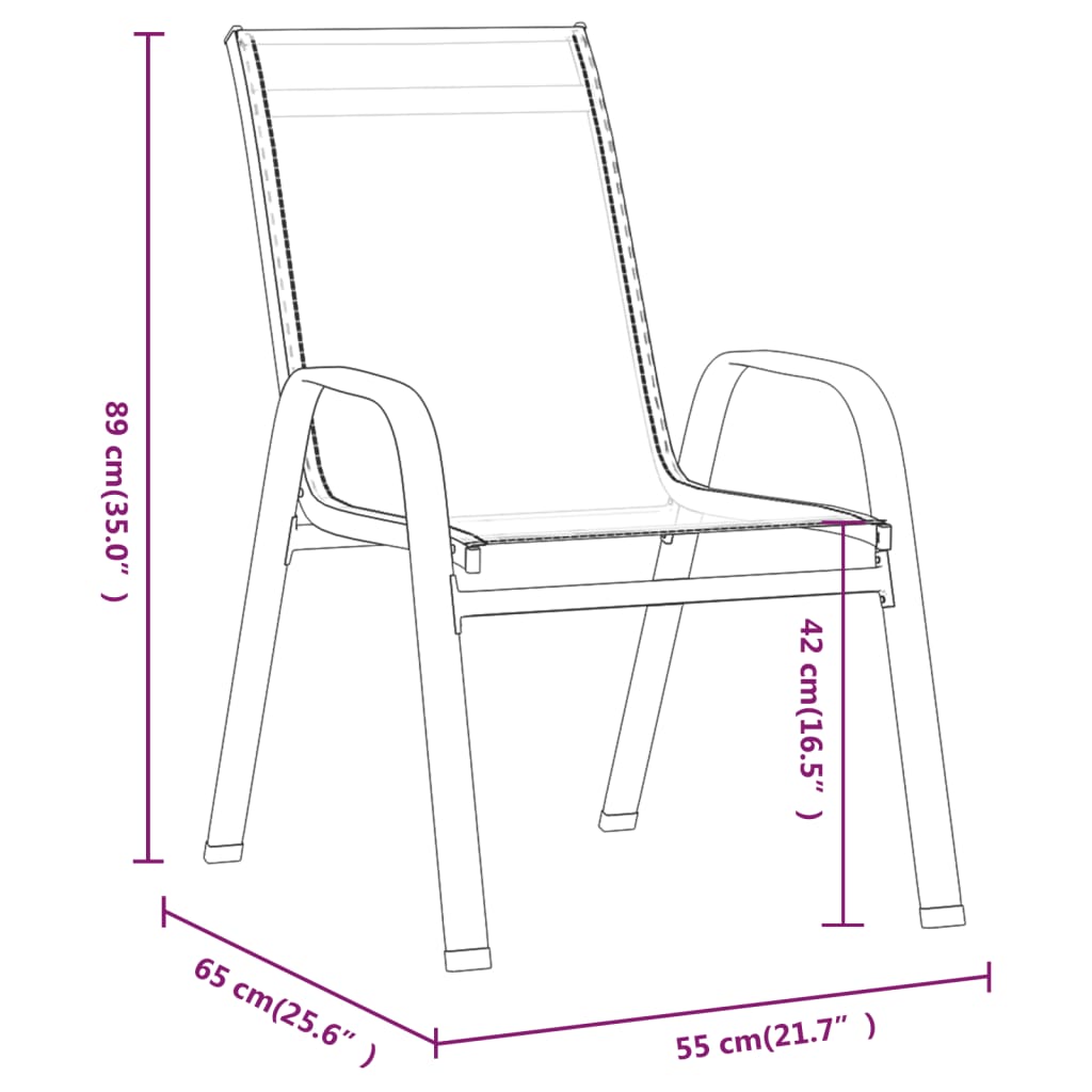 Set Mobili da Pranzo per Giardino 9 pz Nero