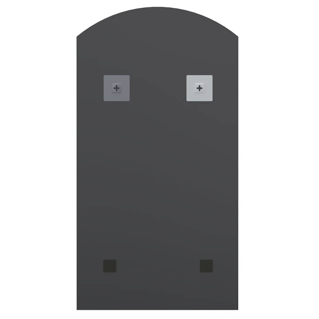 Specchio con Luci LED 90x45 cm Forma ad Arco in Vetro - homemem39