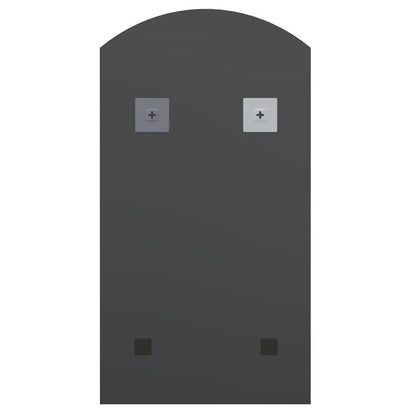 Specchio con Luci LED 90x45 cm Forma ad Arco in Vetro - homemem39