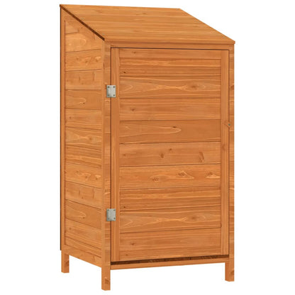 Capanno da Giardino Marrone 55x52x112cm Legno Massello di Abete - homemem39
