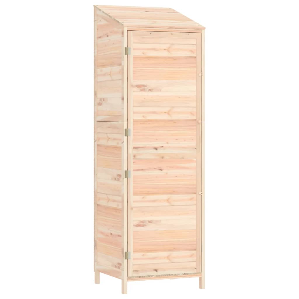Capanno da Giardino 55x52x174,5 cm in Legno Massello di Abete - homemem39