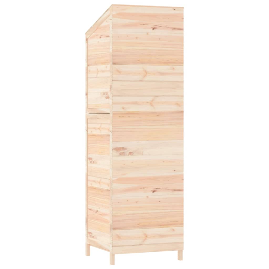 Capanno da Giardino 55x52x174,5 cm in Legno Massello di Abete - homemem39