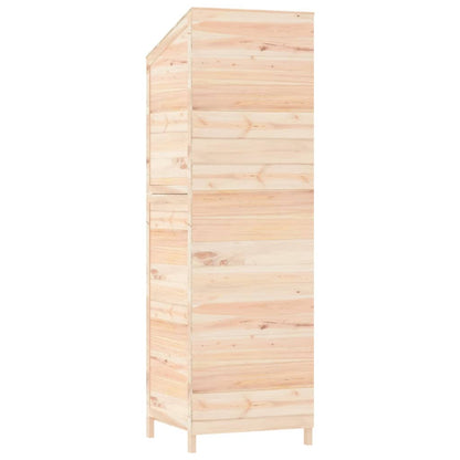 Capanno da Giardino 55x52x174,5 cm in Legno Massello di Abete - homemem39