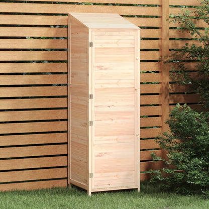 Capanno da Giardino 55x52x174,5 cm in Legno Massello di Abete - homemem39