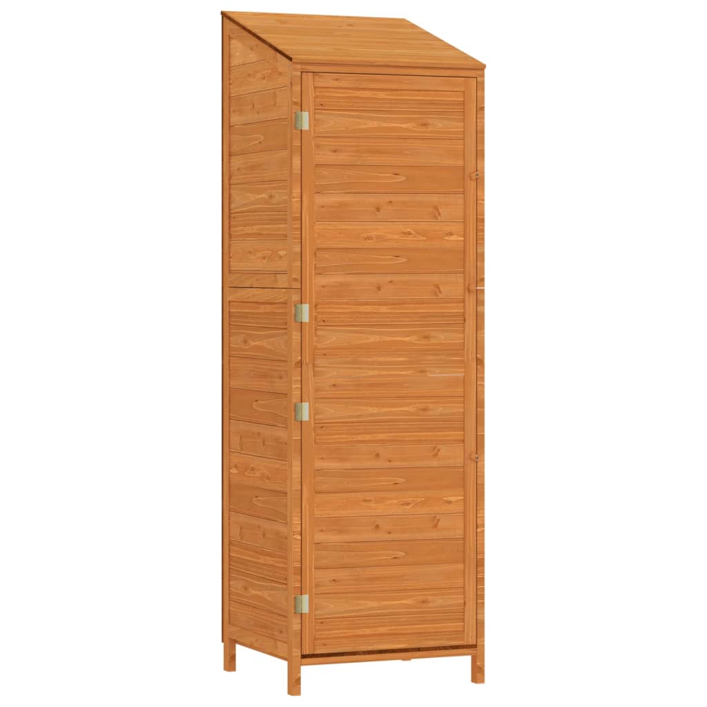Capanno da Giardino Marrone 55x52x174,5 cm Legno Massello Abete | homemem39