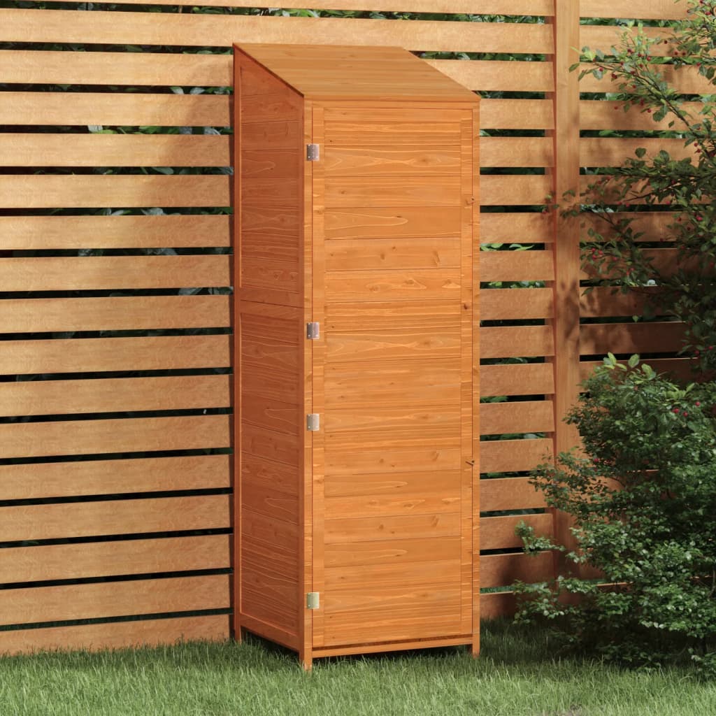 Capanno da Giardino Marrone 55x52x174,5 cm Legno Massello Abete | homemem39