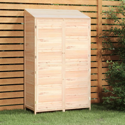Capanno da Giardino 102x52x174,5 cm in Legno Massello di Abete - homemem39