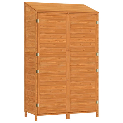 Capanno da Giardino Marrone 102x52x174,5cm Legno Massello Abete | homemem39