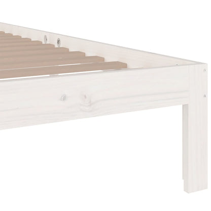 Giroletto Bianco in Legno Massello 90x200 cm - homemem39