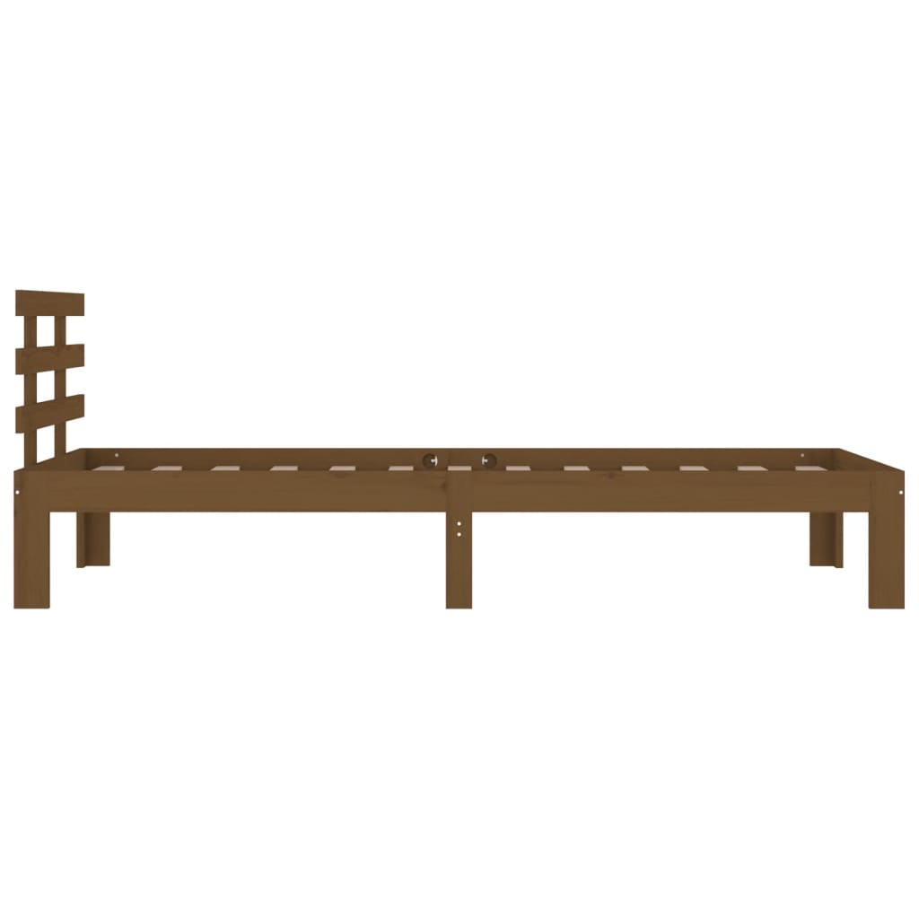 Giroletto senza Materasso Ambra in Legno Massello 100x200 cm - homemem39