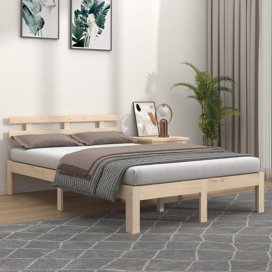 Giroletto senza Materasso in Legno Massello 160x200 cm - homemem39