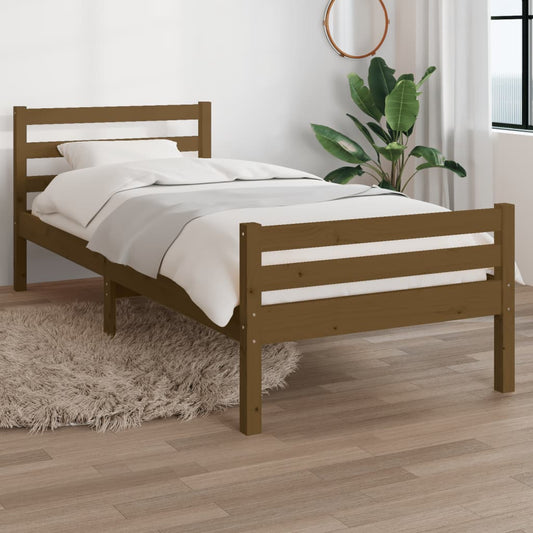 Giroletto senza Materaso Ambra in Legno Massello 75x190 cm - homemem39