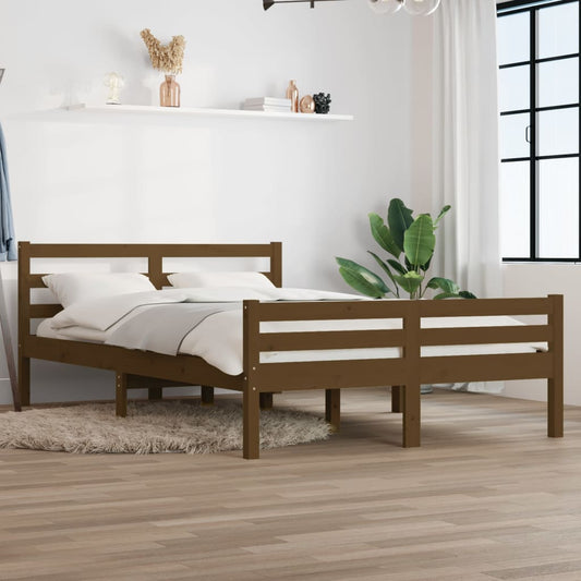 Giroletto Ambra in Legno Massello 135x190 cm Double | homemem39