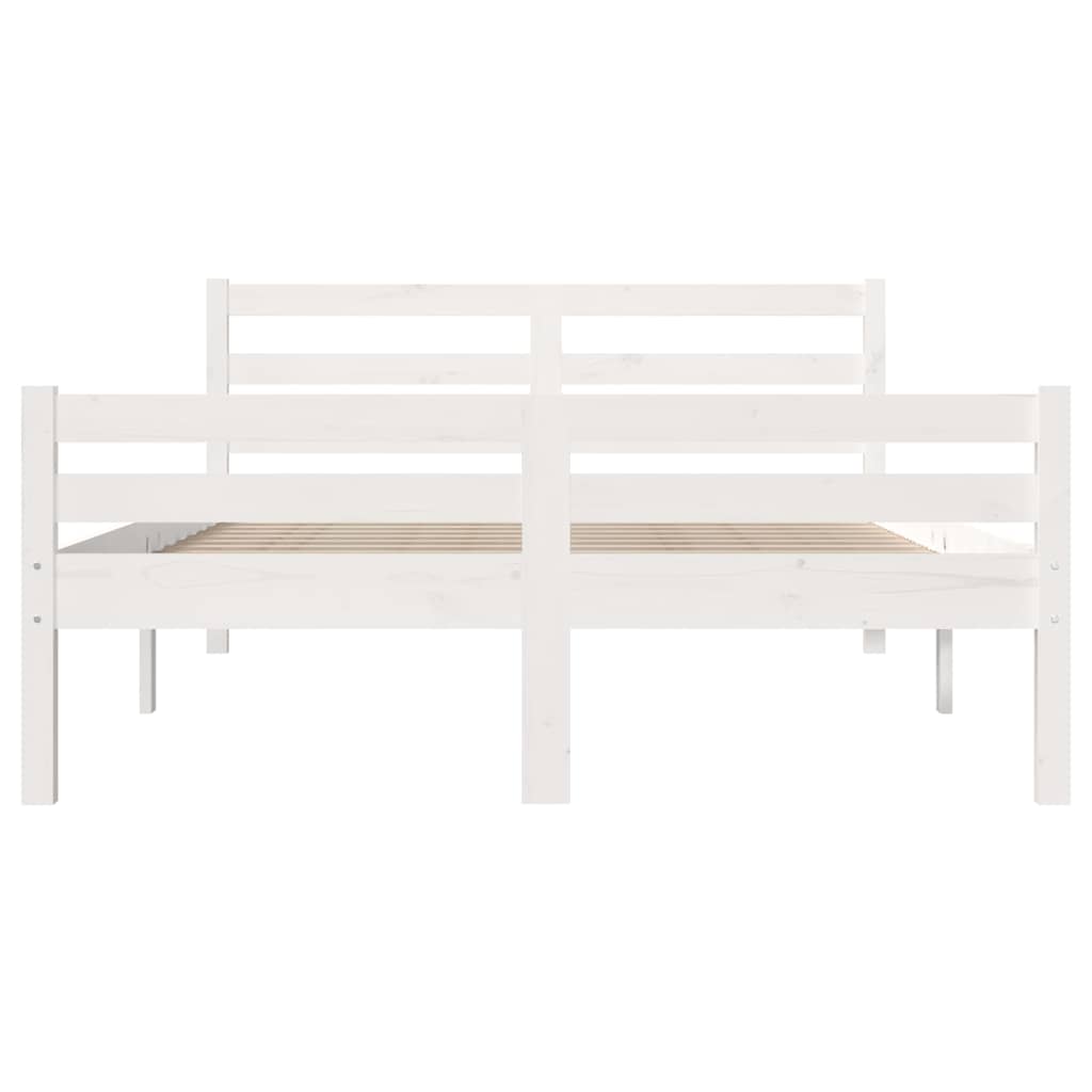 Giroletto Bianco in Legno Massello 140x200 cm | homemem39