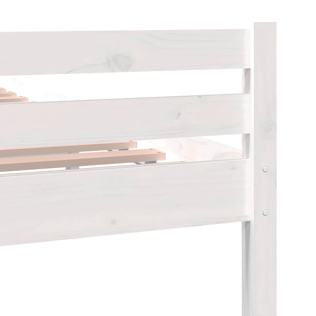 Giroletto Bianco in Legno Massello 140x200 cm | homemem39