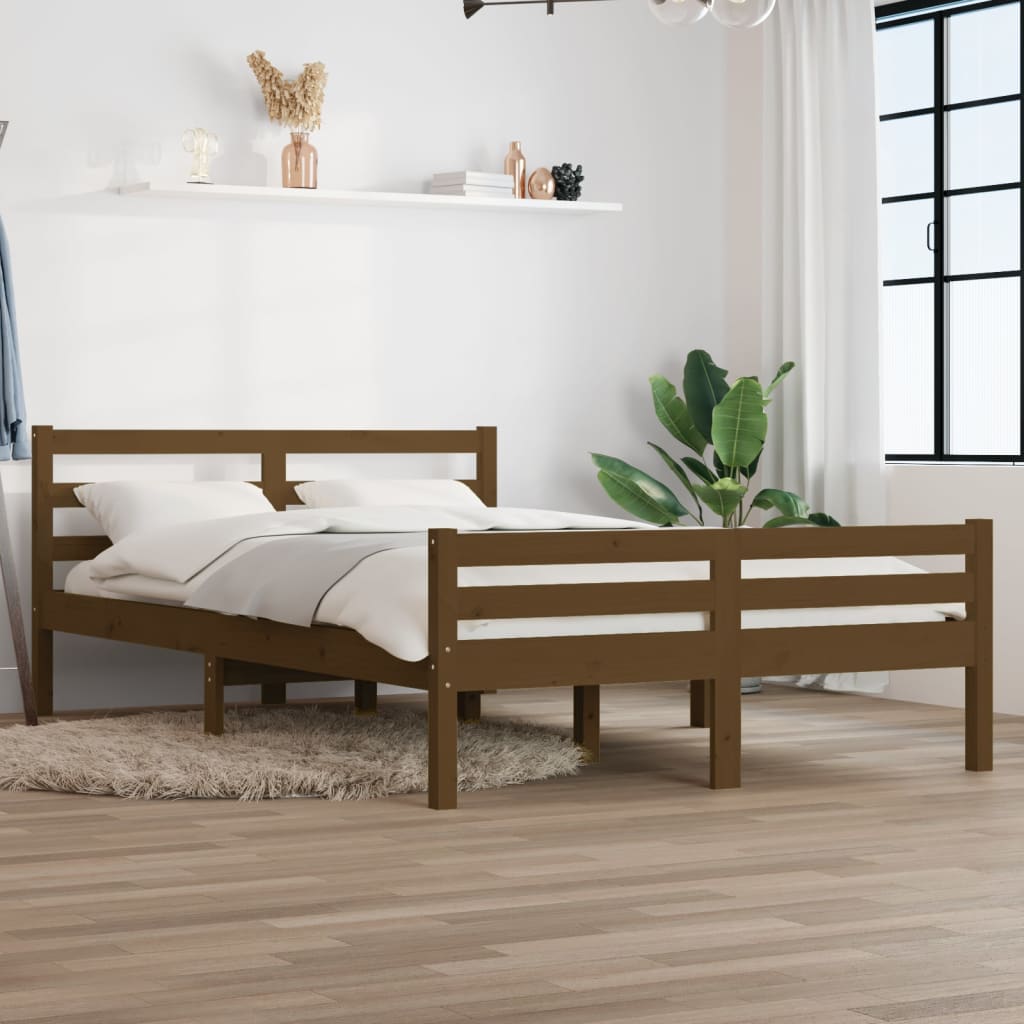 Giroletto senza Materaso Ambra in Legno Massello 150x200 cm | homemem39