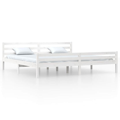 Giroletto Bianco in Legno Massello 200x200 cm | homemem39
