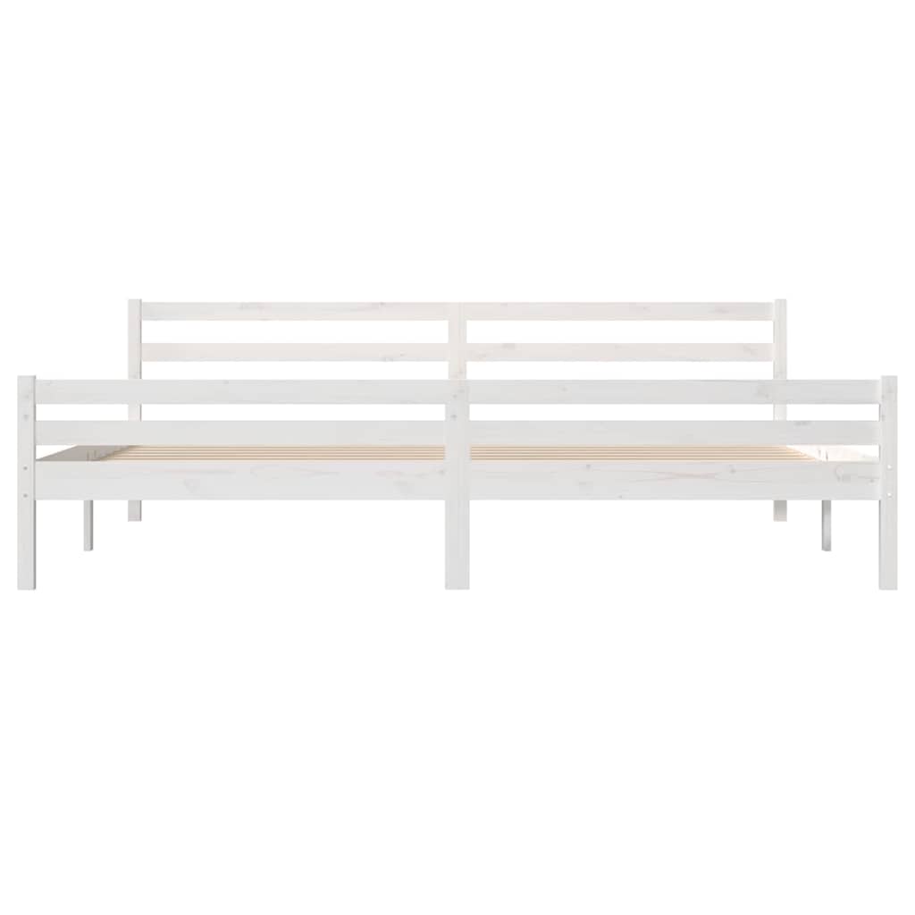 Giroletto Bianco in Legno Massello 200x200 cm | homemem39