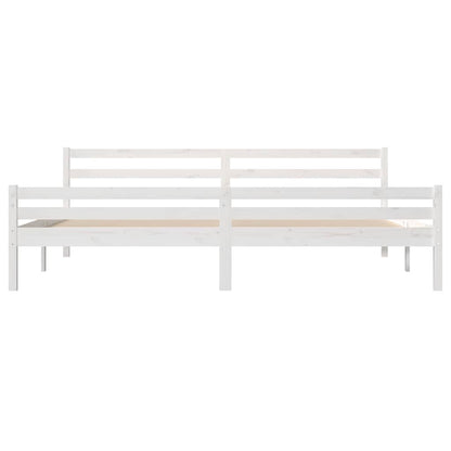 Giroletto Bianco in Legno Massello 200x200 cm | homemem39