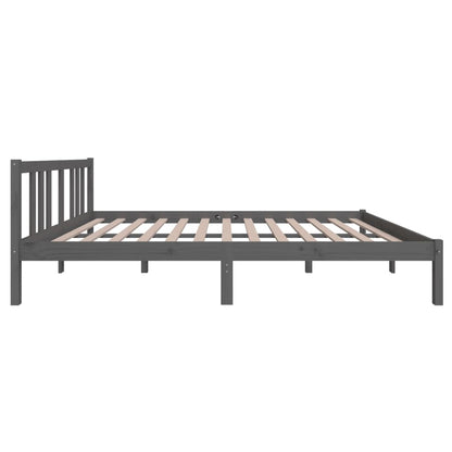 Giroletto Grigio in Legno Massello 140x200 cm - homemem39