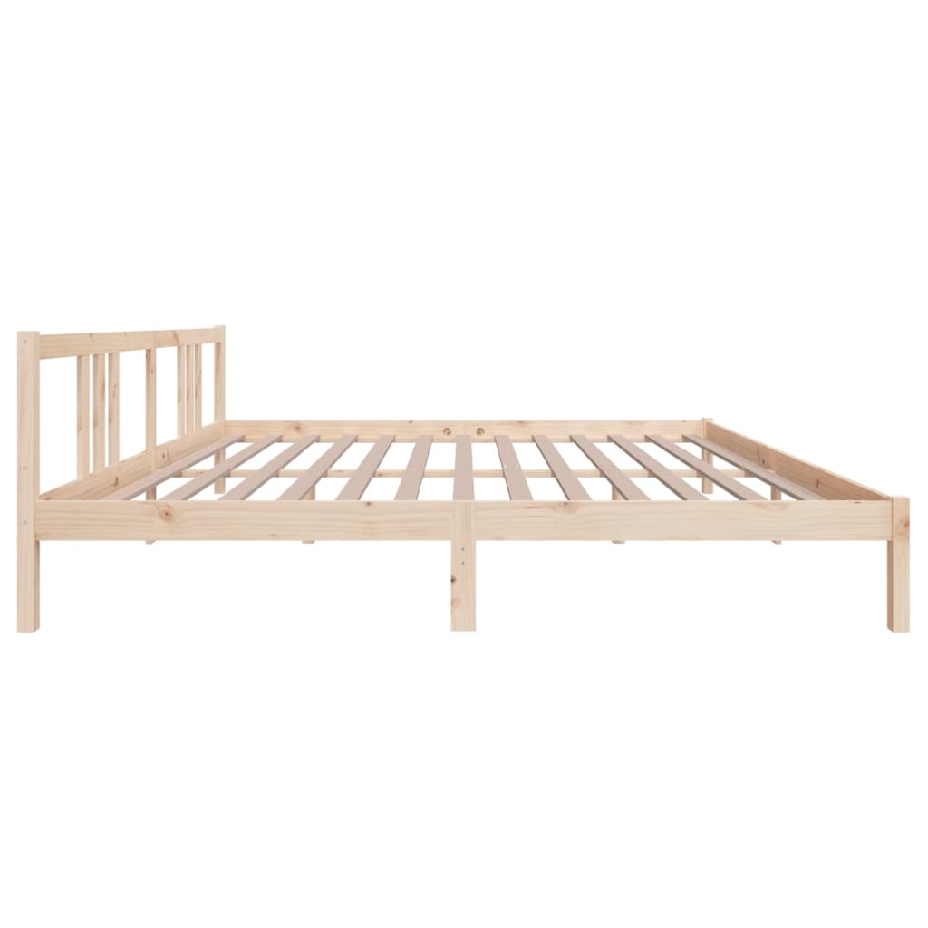 Giroletto senza Materasso in Legno Massello 200x200 cm | homemem39