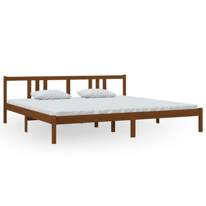Giroletto senza Materaso Ambra in Legno Massello 200x200 cm - homemem39