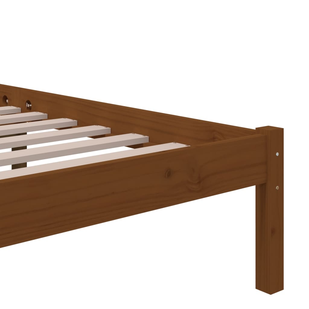 Giroletto senza Materaso Ambra in Legno Massello 200x200 cm - homemem39