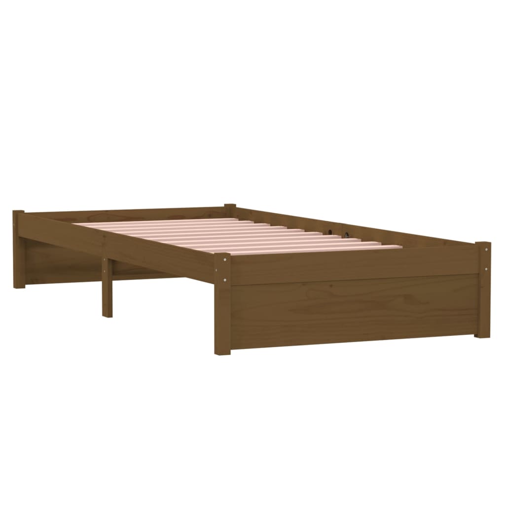 Giroletto Ambra in Legno Massello 90x190 cm Single | homemem39
