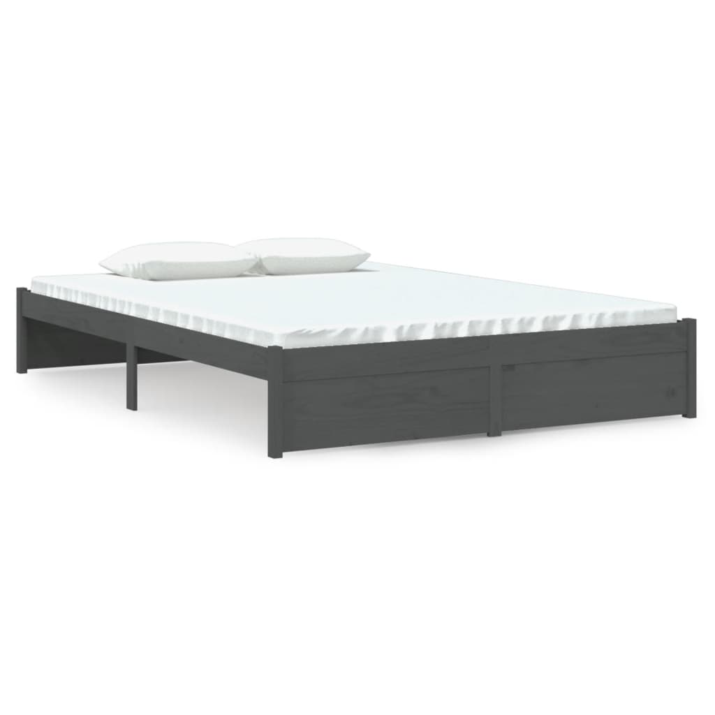 Giroletto Grigio in Legno Massello 140x190 cm | homemem39