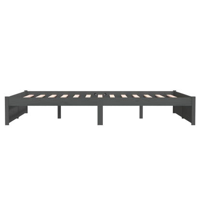 Giroletto Grigio in Legno Massello 140x190 cm - homemem39