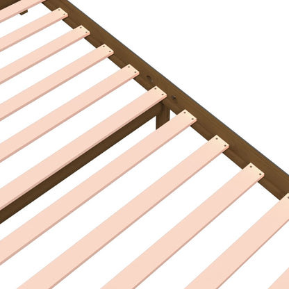 Giroletto senza Materaso Ambra in Legno Massello 140x190 cm - homemem39