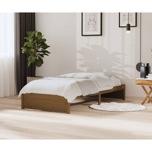 Giroletto senza Materasso Ambra Legno Massello Pino 90x200 cm - homemem39