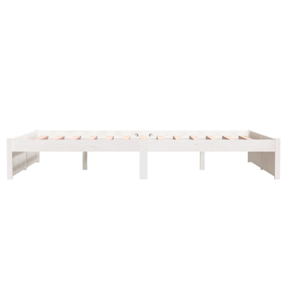 Giroletto Bianco in Legno Massello 140x200 cm - homemem39