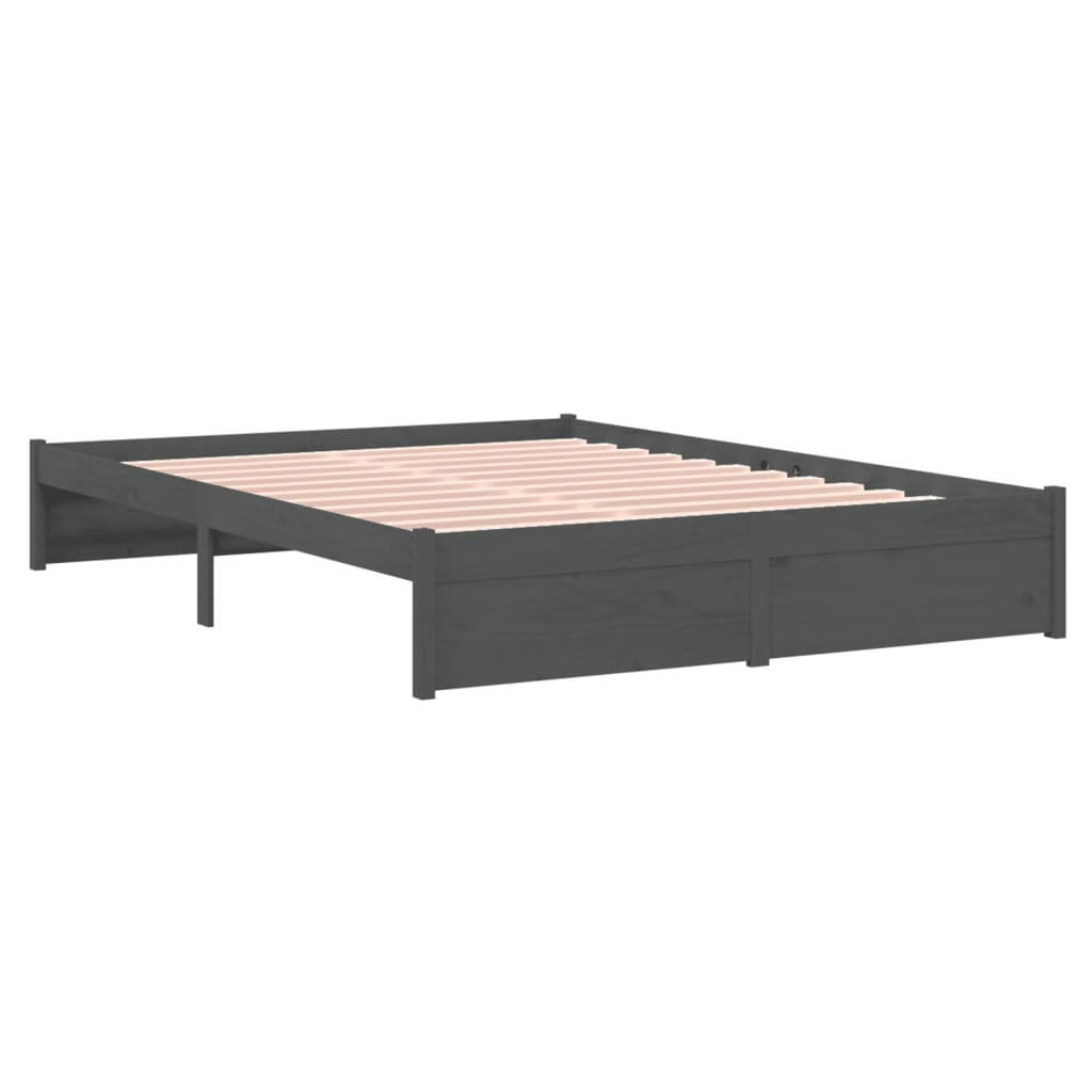 Giroletto Grigio in Legno Massello 140x200 cm | homemem39