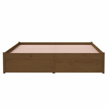 Giroletto senza Materaso Ambra in Legno Massello 140x200 cm - homemem39