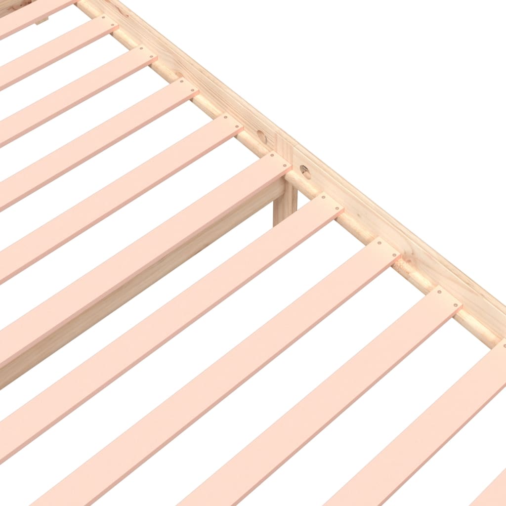 Giroletto senza Materasso in Legno Massello 160x200 cm - homemem39