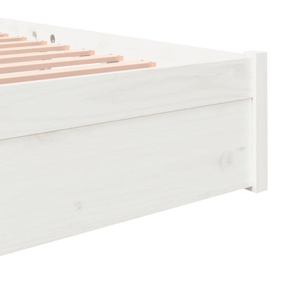 Giroletto Bianco in Legno Massello 180x200 cm Super King - homemem39