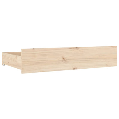 Cassettoni da Letto 4 pz in Legno Massello di Pino - homemem39