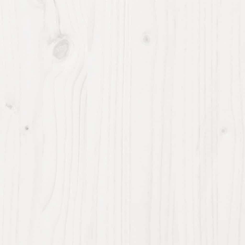 Giroletto Bianco in Legno Massello 75x190 cm Small Single