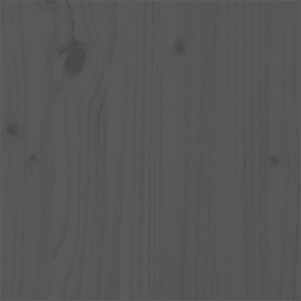 Giroletto in Legno Massello Grigio 75x190 cm Small Single - homemem39