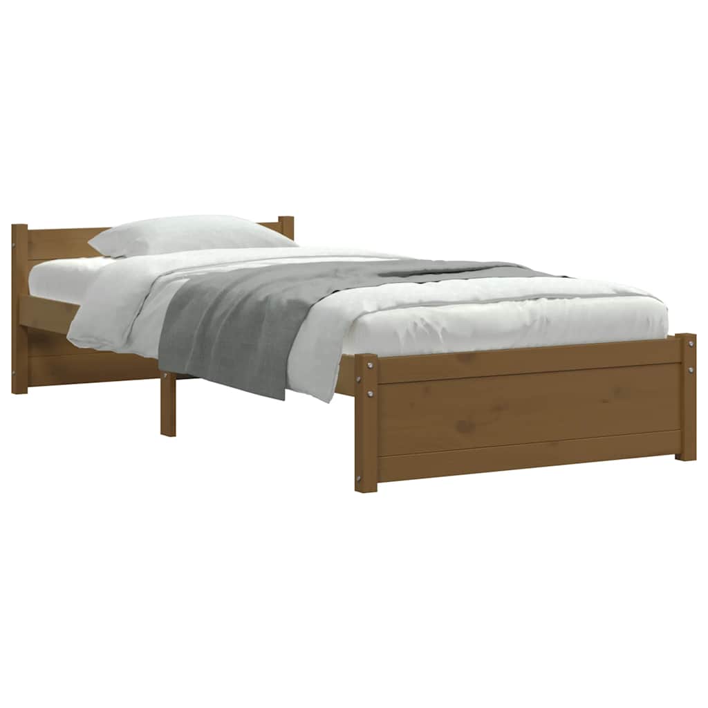 Giroletto senza Materaso Ambra in Legno Massello 75x190 cm | homemem39