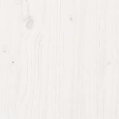 Giroletto Bianco in Legno Massello 120x190 cm Small Double | homemem39